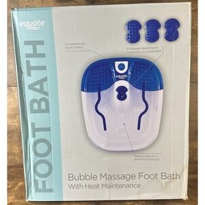 Brand New Equate Toe Touch Control Bubble Massage Foot Bath Fast Safe Shipping